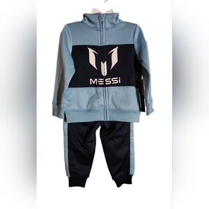 Messi Collection 2 Piece Toddlers Tracksuit Set Size 3T New With Tags!